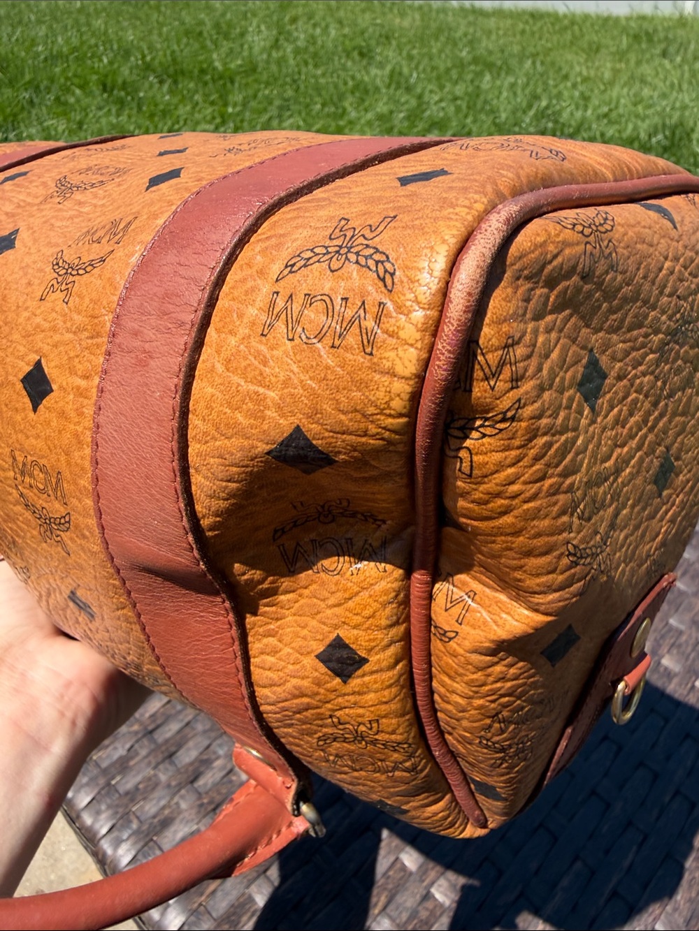 Vintage MCM Golf Collection Boston Bag [rare] - Picture 10 of 14